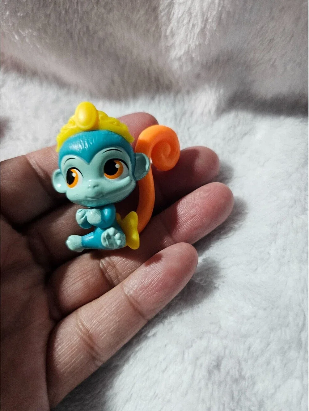 (Lot of 2) Disney Palace Pets Miniature Figures Monkey & Tiger Toys Plastic